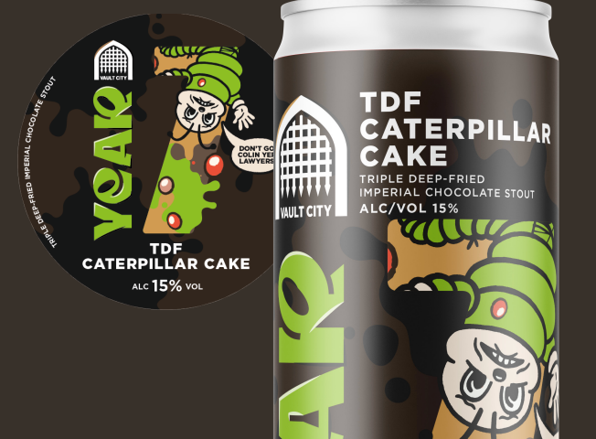 Vault City - Year 7 Caterpillar Cake 20L *Pre Order*