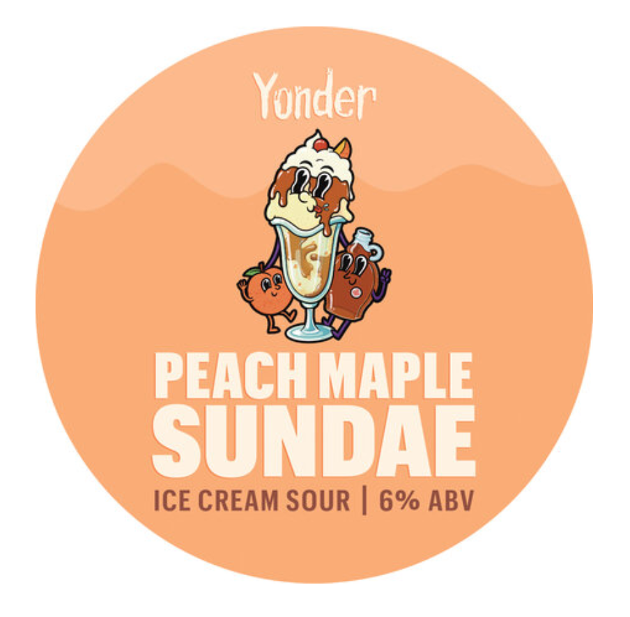 Yonder - Peach & Maple Sundae 20L