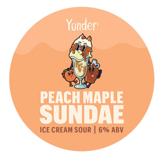 Yonder - Peach & Maple Sundae 20L