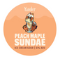Yonder - Peach & Maple Sundae 20L