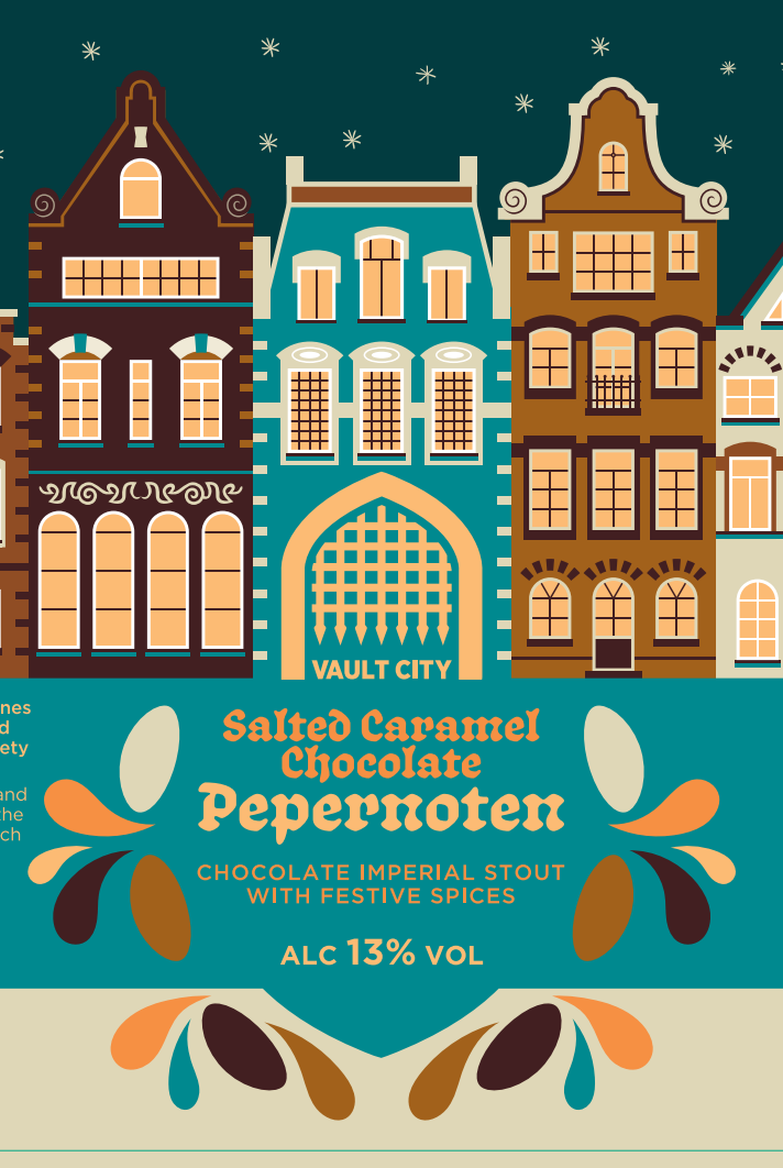 Vault City - White & Dark Chocolate Pepernoten 330ml  *Xmas pre Order 26*