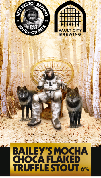 New Bristol X Vault City - Baileys Mocha Choca Flaked Truffle Stout 20L *6 Stouts Of Christmas*
