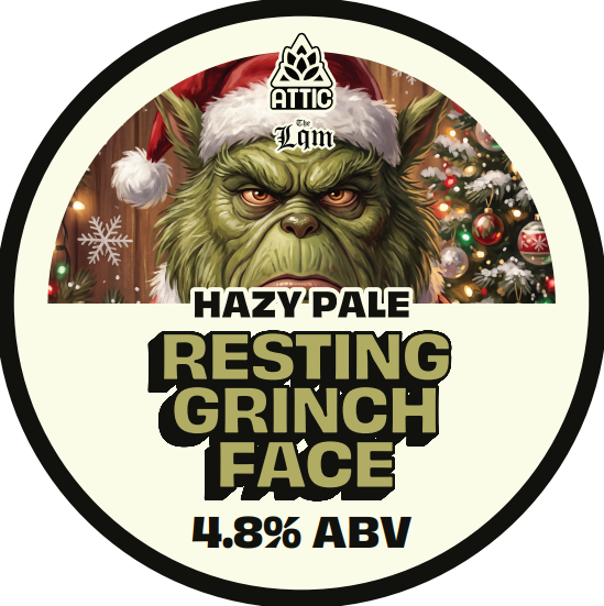 Attic X LQM - Resting Grinch Face 30L *Christmas Pre Order*