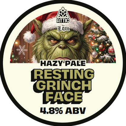 Attic X LQM - Resting Grinch Face 30L *Christmas Pre Order*