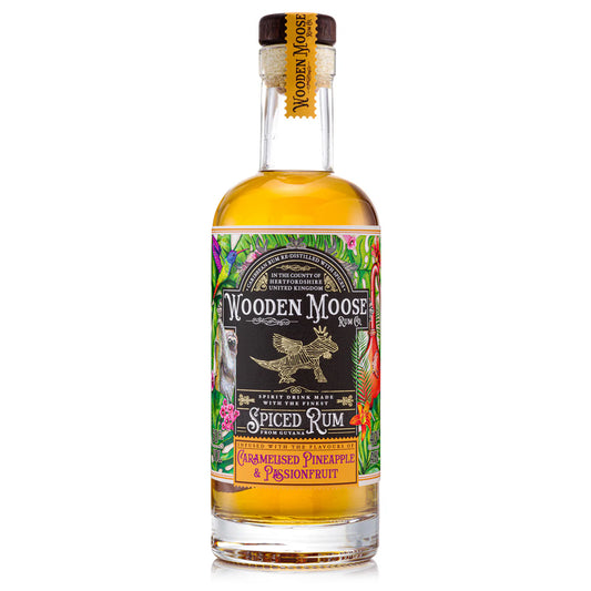 Wooden Moose - Caramelised Pineapple and Passionfruit Spiced Rum 50cl