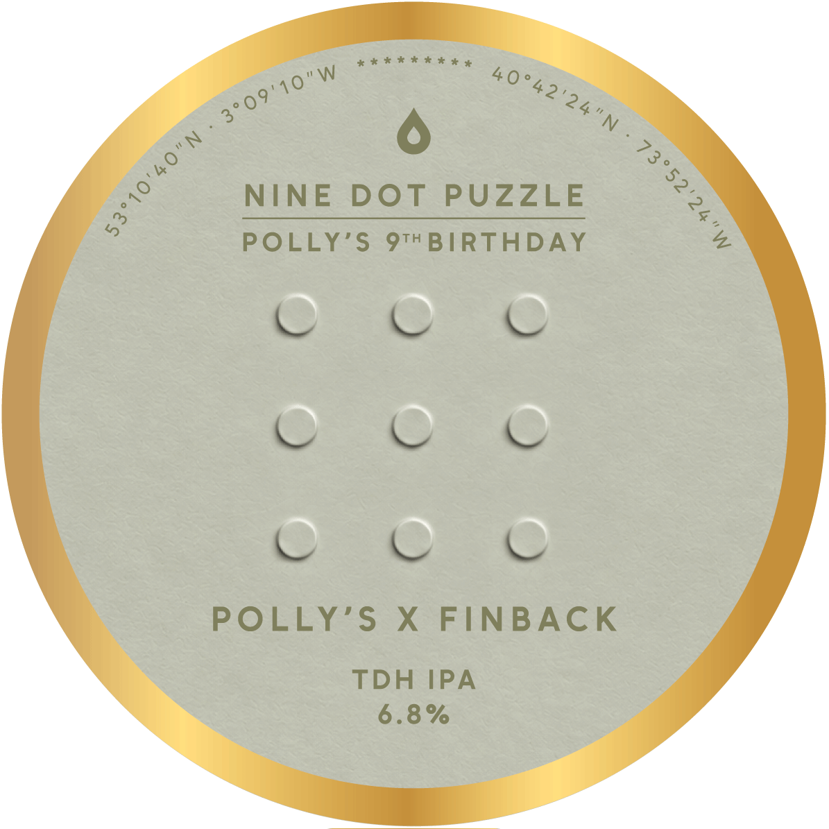 Polly's x Finback - 9 Dot Puzzle 20L * 9th Birthday Pre Order *