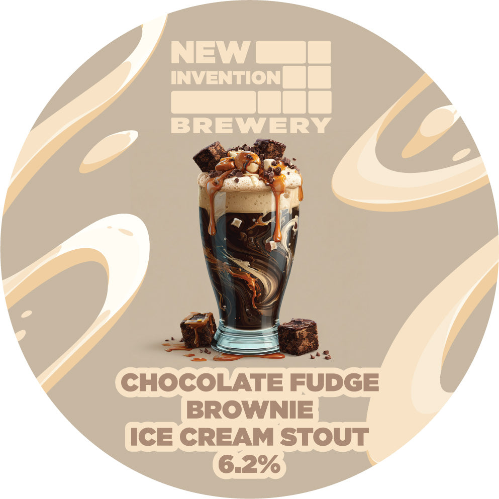 New Invention - Chocolate Fudge Brownie - Ice Cream stout 30L