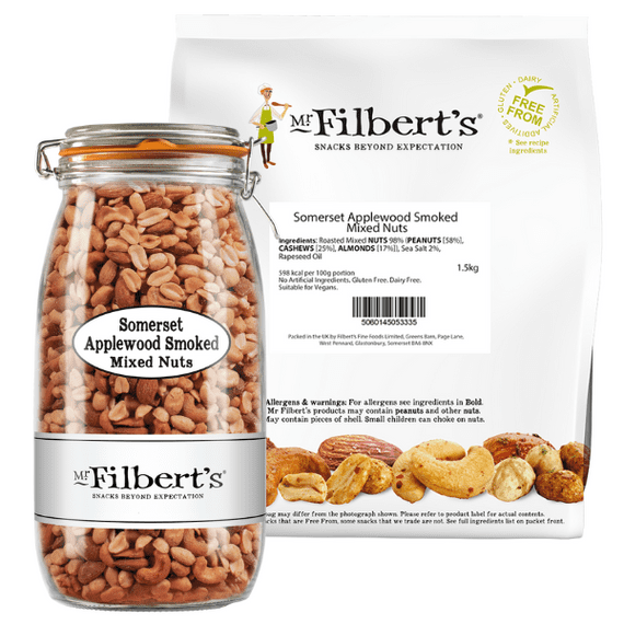 Somerset Applewood Smoked Mixed Nuts 1.5KG