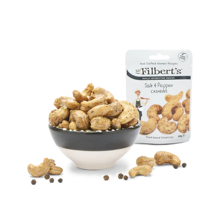 Salt and Pepper Cashews 20 Pack