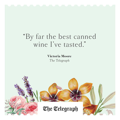 Uncommon - Gerald English Bubbly White Wine in a Can 187ml (12 pack)