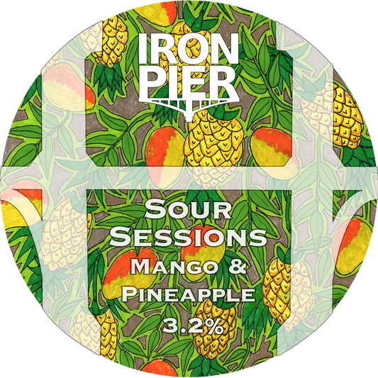 Iron Pier - Sour Sessions: Mango & Pineapple (GF) 30L
